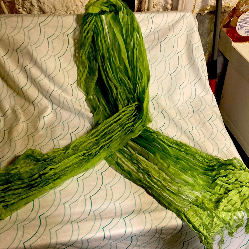 Sheer accessory scarf